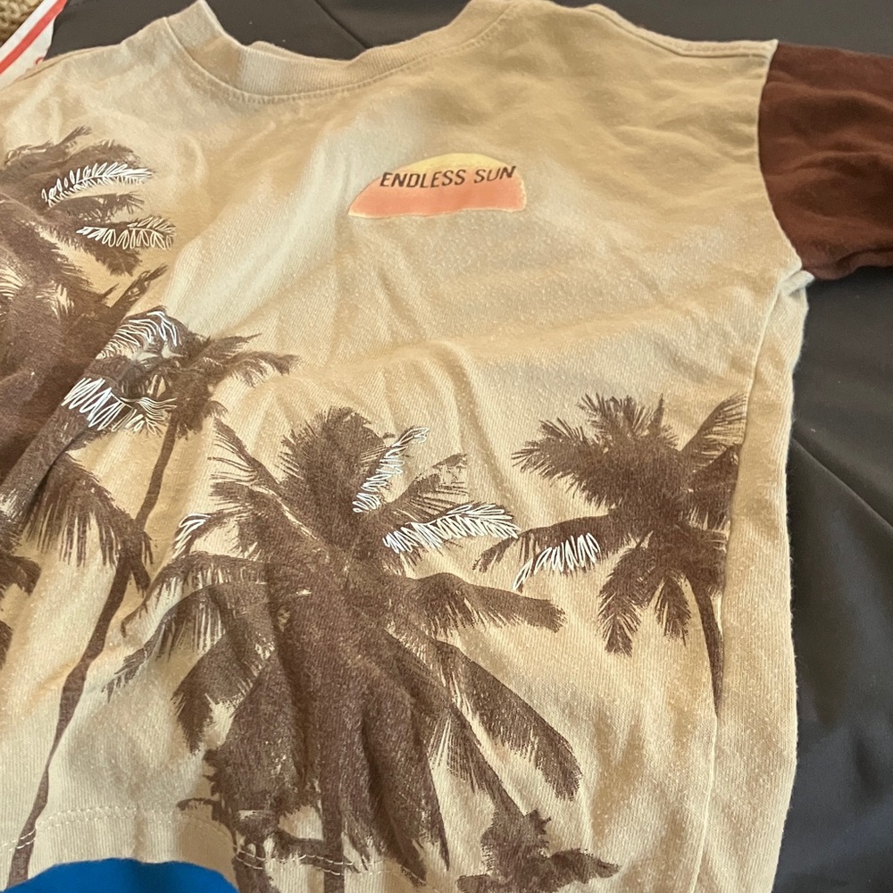 Garanimals endless sun Kids T-Shirt - Tan and Brown 2t